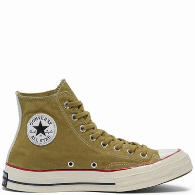 Converse Italian Crafted Dye Chuck 70 - Naisten Matalavartiset Tennarit - Khaki